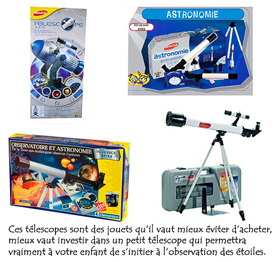 télescopes jouets